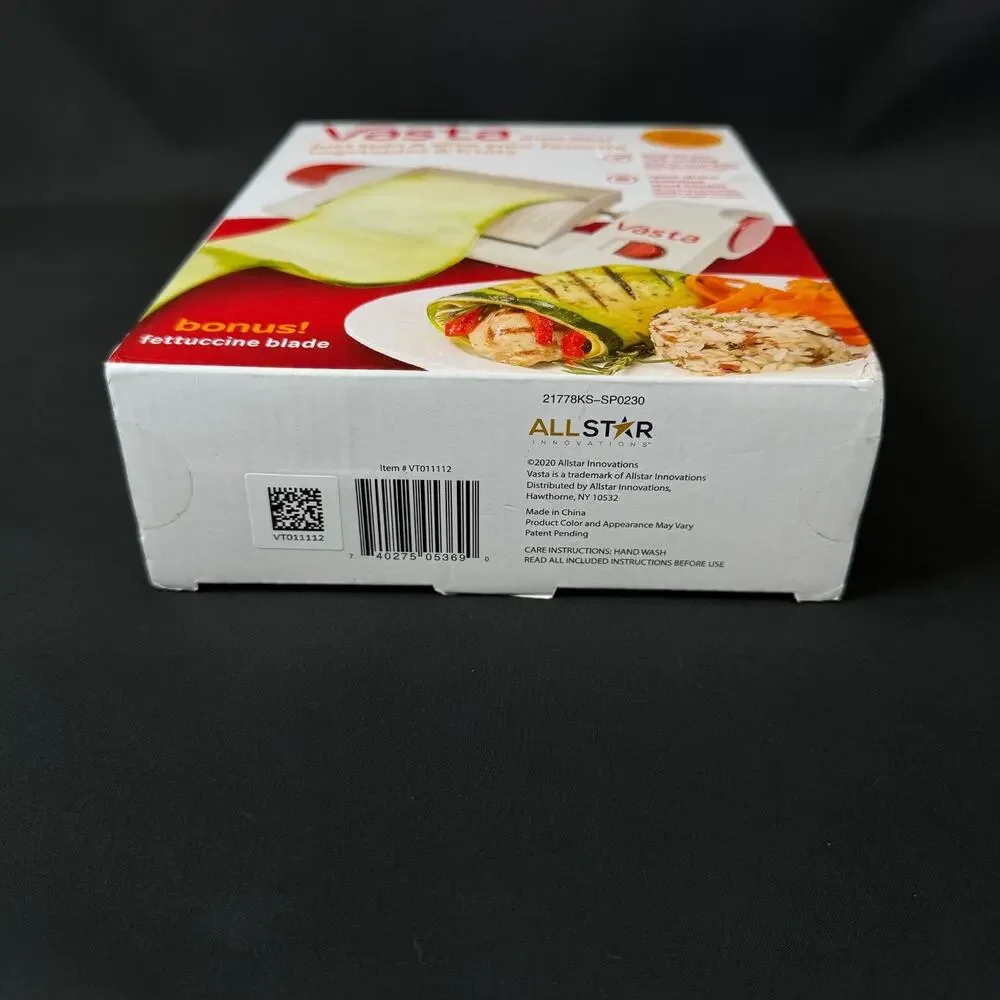 Vasta Vegetable and Fruit Sheet Slicer Veggie Cuttern New